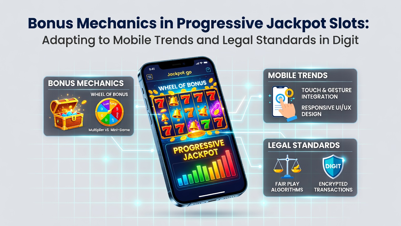Mobile screen displaying progressive jackpot slot with bonus features active